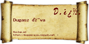 Dugasz Éva névjegykártya